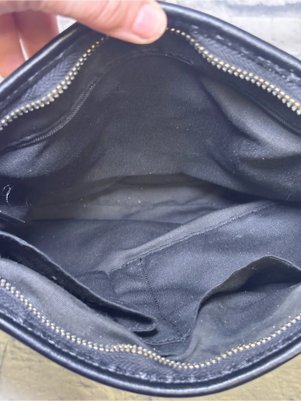 Coach Signature Crossbody Bag F58297 Black And Smoke Gray